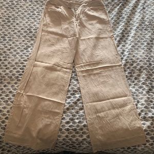 Martin + OSA cotton/linen wide leg pant